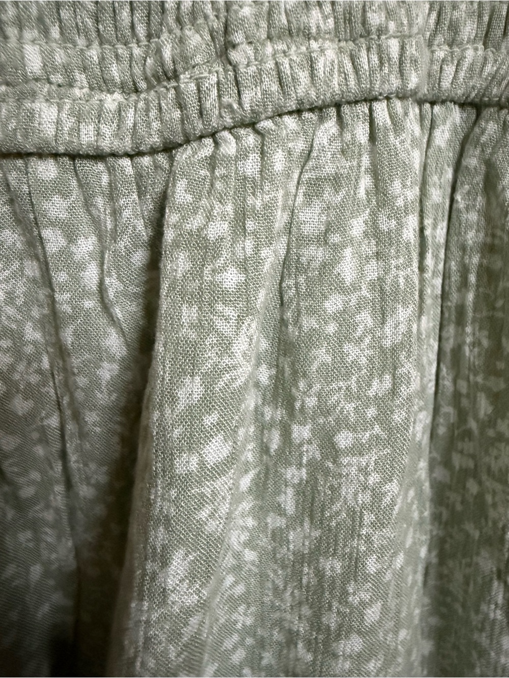 🌿 Hollister Sage Green Floral Midi Dress Small Cottagecore Coquette - Picture 7 of 7